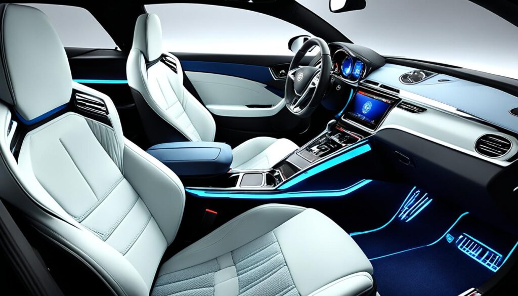 Customized car interior